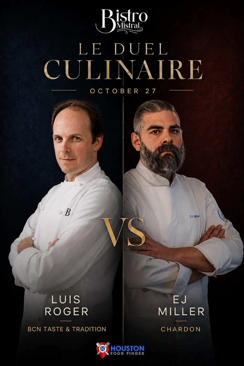 Le Duel Culinaire Tuesday, October 27: Luis Roger of BCN Taste & Tradition vs EJ Miller of Chardon