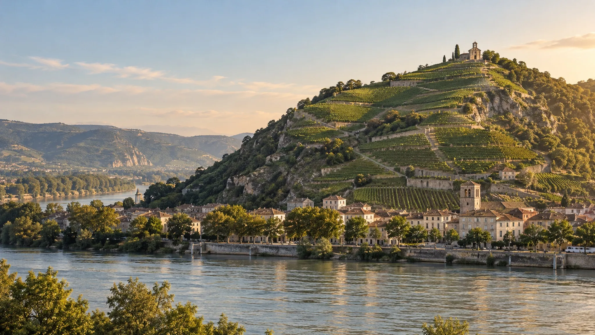 Illustrative landscape of Northern Rhône