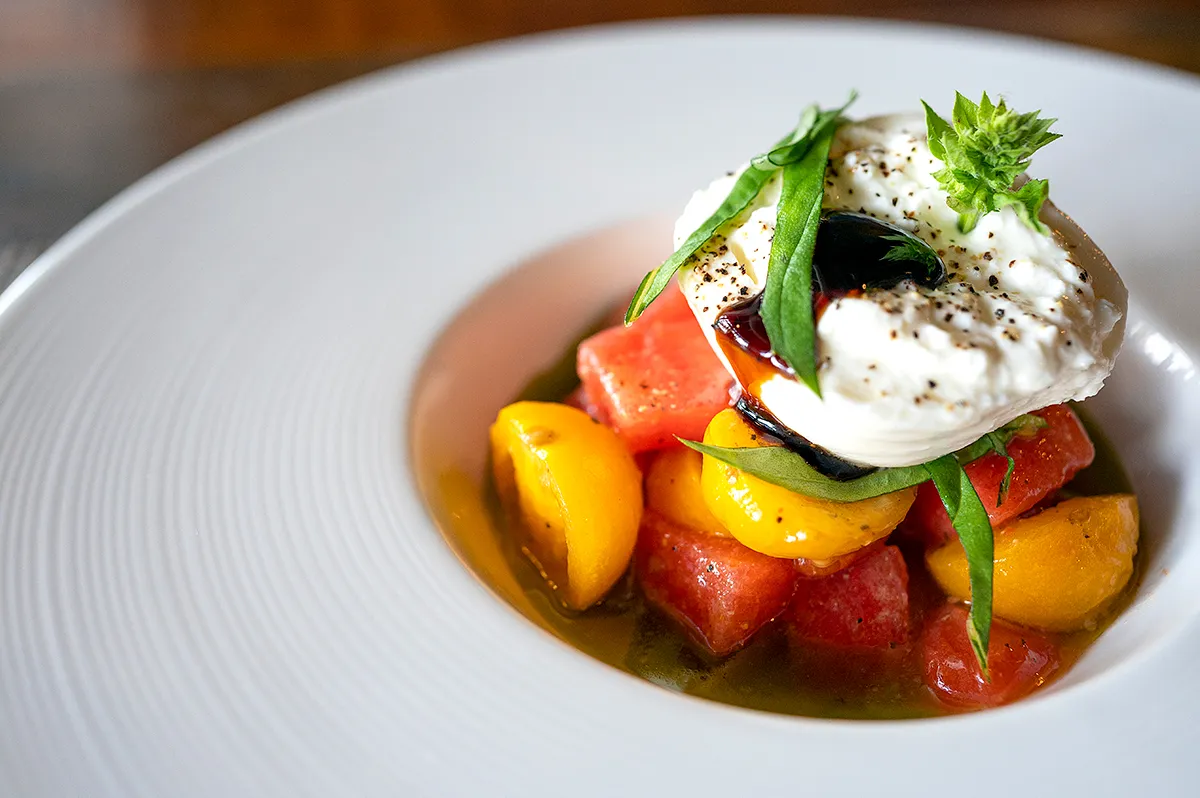 Tomates Burrata et Pasteque